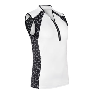 Tail Ladies Golf Erice Sleeveless Polo - Chalk