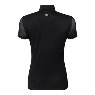 Tail Ladies Golf Nivah 6.5" Sleeve Polo - Onyx