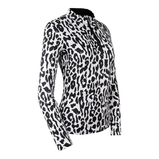 Tail Ladies Golf Wai Long Sleeve Polo - Jungle Cat