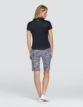 Tail Ladies Golf Mulligan Pull On Short 53cm- Black Leopard