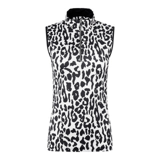 Tail Ladies Golf Fannie Sleeveless Polo - Jungle Cat