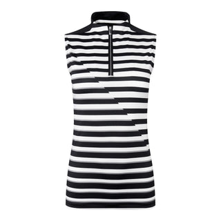 Tail Ladies Golf Kay Sleeveless Polo - Sleek Stripe