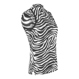 Tail Ladies Vane Sleeveless Polo - Painted Zebra