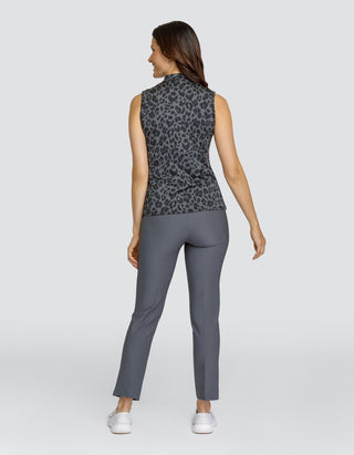 Tail Ladies Oro Sleeveless Polo - Leopardess
