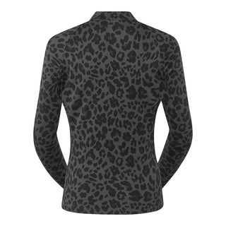 Tail Ladies Augustina Long Sleeve Polo - Leopardess