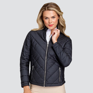 Tail Ladies Golf Analia Quilted Jacket - Black