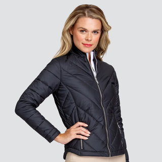 Tail Ladies Golf Analia Quilted Jacket - Black