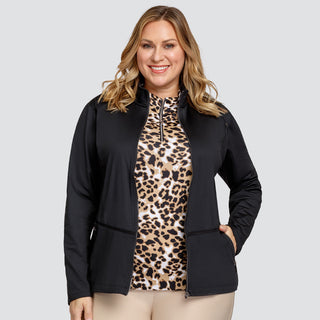 Tail Ladies Golf Leilani Full Zip Jacket - Black