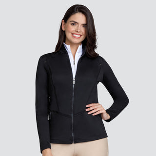 Tail Ladies Golf Leilani Full Zip Jacket - Black