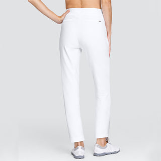 Tail Ladies Golf Allure Pull On Ankle Golf Trousers - White -28 Inch