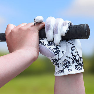 All Weather Mesh/Sun Ladies Golf Glove - Navy