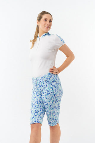 Pure Golf Allana Cap Sleeve Polo - Willow