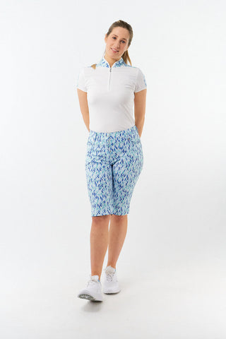Pure Golf Allana Cap Sleeve Polo - Willow