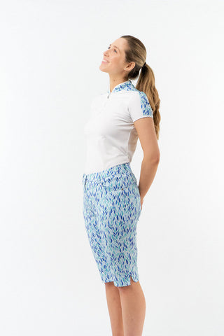 Pure Golf Allana Cap Sleeve Polo - Willow