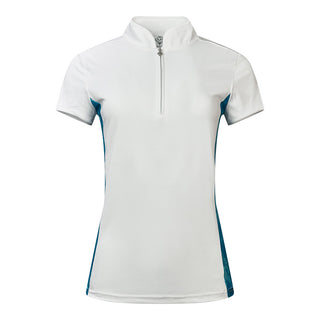 Pure Golf Ladies Bliss Cap Sleeve Polo Shirt - Feather