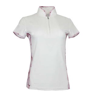 Pure Golf Ladies Bliss Cap Sleeve Polo Shirt - Blossom