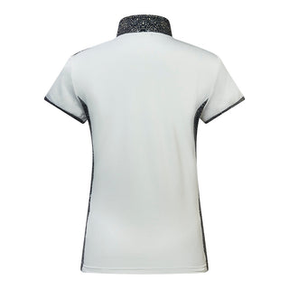 Pure Golf Ladies Brooke Cap Sleeve Polo Shirt - Cheetah