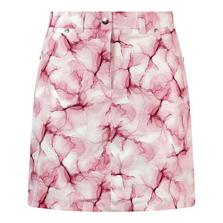 Pure Golf Clarity Print Ladies Golf Skort - Blossom Pink Skort