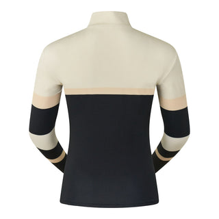 Pure Golf Luna Quarter Zip Womens Golf Top - Champagne