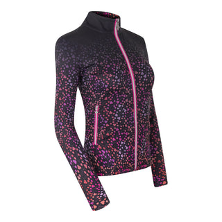 Pure Golf Gemma Winterweight Golf Jacket - Berry Pop