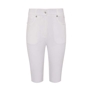 Pure Golf Ladies Bermuda Shorts - Warm White