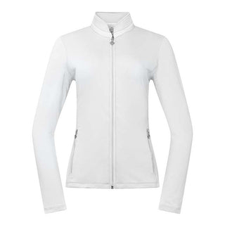 Pure Golf Ladies Mist Full Zipped Mid Layer - White