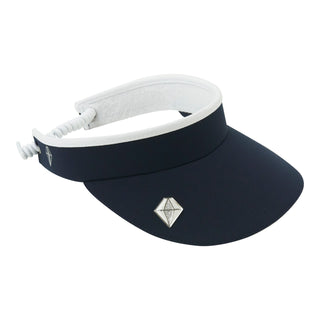 Pure Golf Arielle Telephone wire visor with Ball Marker - Navy