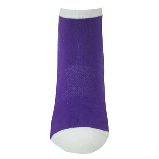 Pure Ladies 2 Pair Pack Of Trainer Golf Socks- Purple