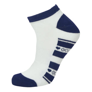 Pure Ladies 2 Pair Pack Of Trainer Golf Socks- Navy