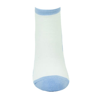 Pure Ladies 2 Pair Pack Of Trainer Golf Socks- Pale Blue