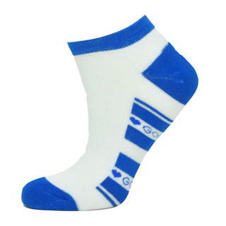 Pure Ladies 2 Pair Pack Of Trainer Golf Socks- Royal Blue