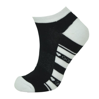 Pure Ladies 2 Pair Pack Of Trainer Golf Socks- Black