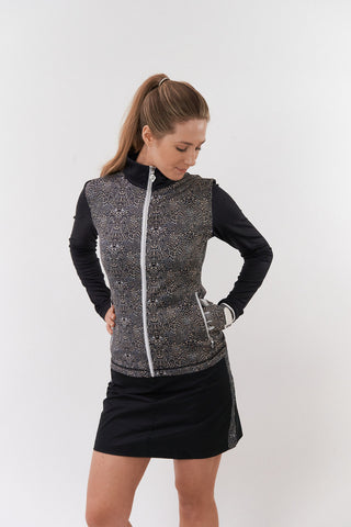 Pure Golf Ladies Breeze Golf Jacket - Cheetah