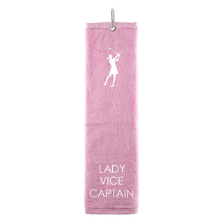 Lady Vice Captain Own Use Tri Fold Golf Towel