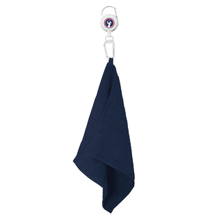 Lady Golfer Retractable Towel - Navy