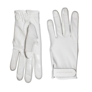 Surprizeshop All Weather Mesh/Sun Ladies Golf Glove- White