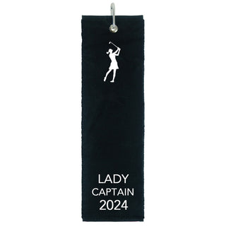 Lady Captain 2024 Own Use Tri Fold Golf Towel