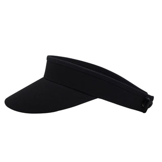 Ladies Golf Telephone Wire Visor with Ball Marker - Black