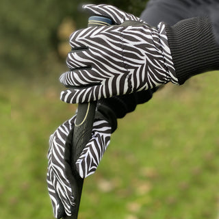 Surprizeshop Polar Stretch Pair of Winter Ladies Golf Gloves - Zebra