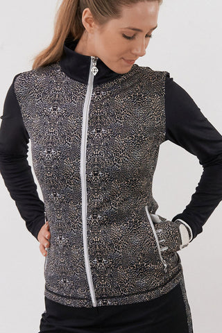 Pure Golf Ladies Breeze Golf Jacket - Cheetah