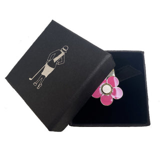 Flower Golf Visor Clip and Gift Box