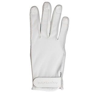 Right Hand All Weather Ladies Golf Mesh Sun Glove- White