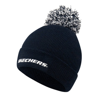 Skechers Black Bobble Hat With Pom